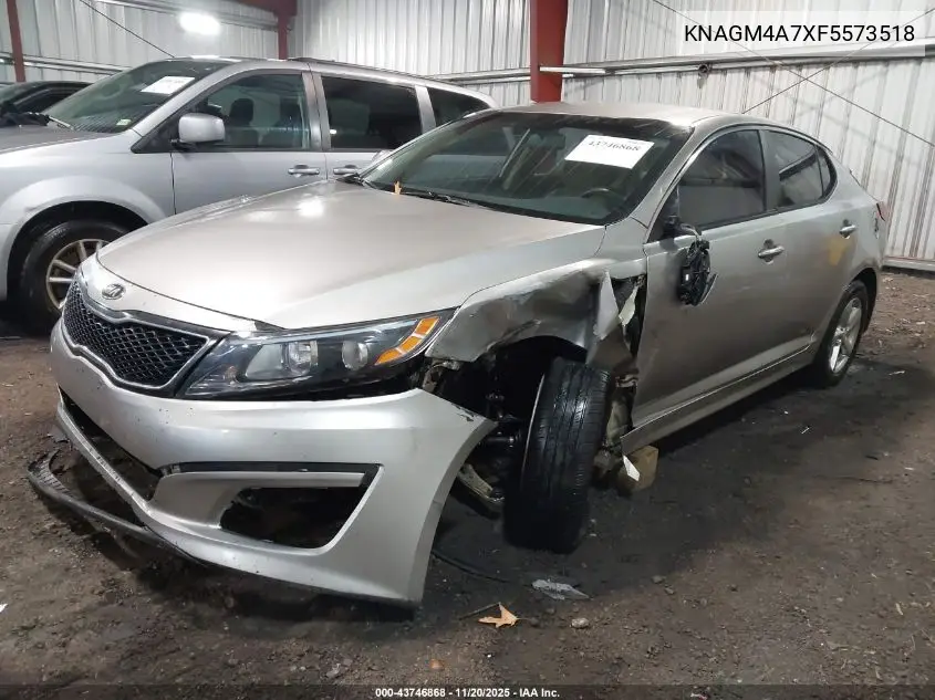 KNAGM4A7XF5573518 2015 Kia Optima Lx