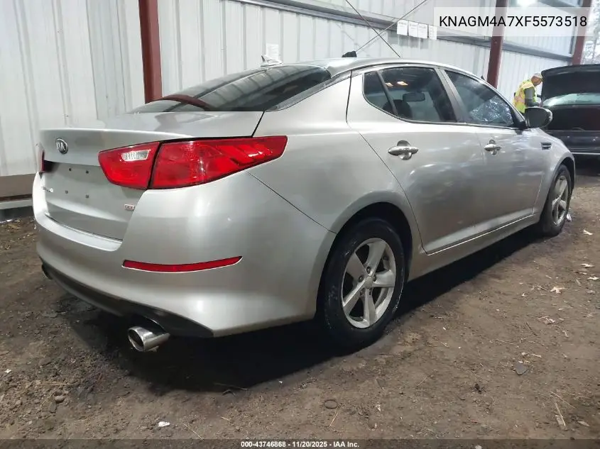 KNAGM4A7XF5573518 2015 Kia Optima Lx