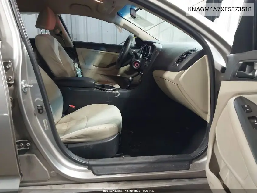 KNAGM4A7XF5573518 2015 Kia Optima Lx