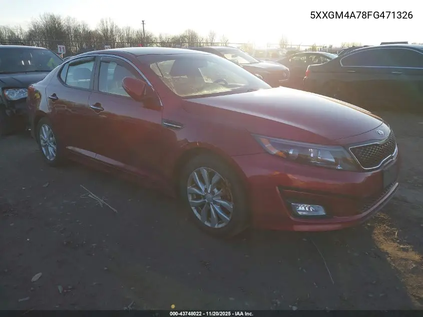 5XXGM4A78FG471326 2015 Kia Optima Lx