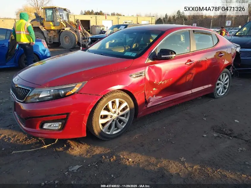 5XXGM4A78FG471326 2015 Kia Optima Lx