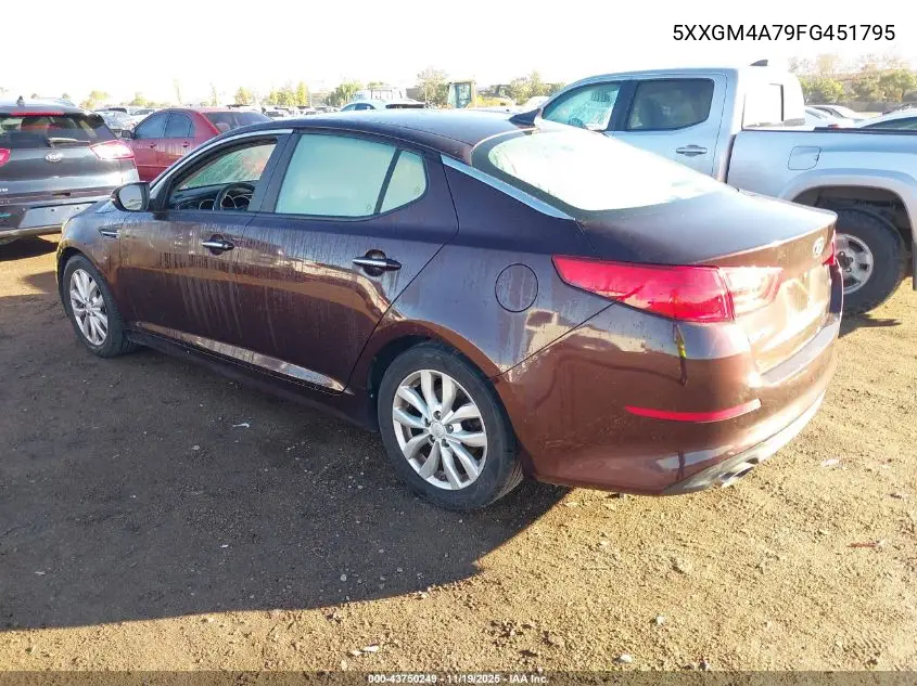 5XXGM4A79FG451795 2015 Kia Optima Lx