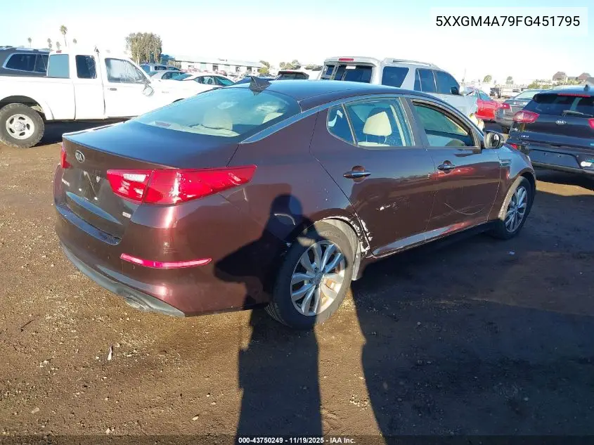 5XXGM4A79FG451795 2015 Kia Optima Lx