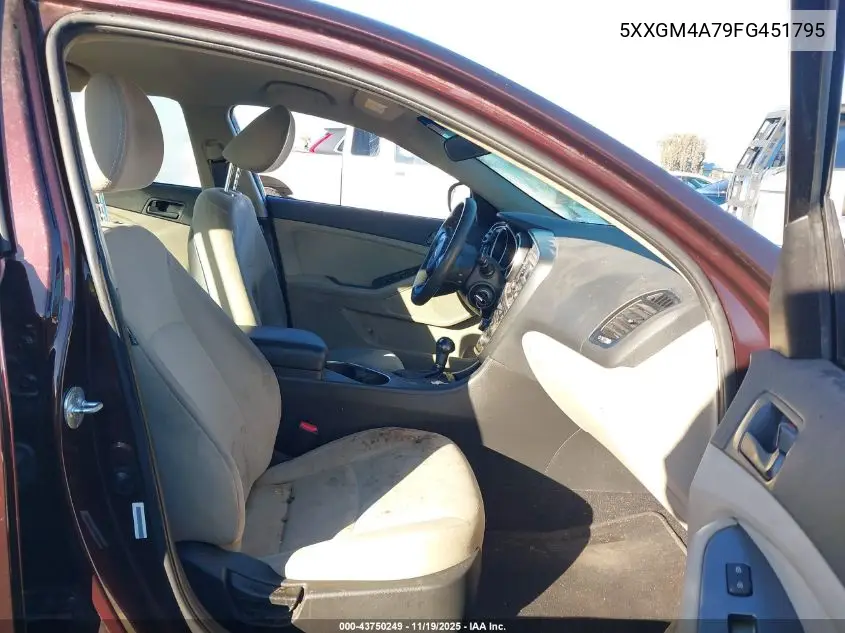 5XXGM4A79FG451795 2015 Kia Optima Lx
