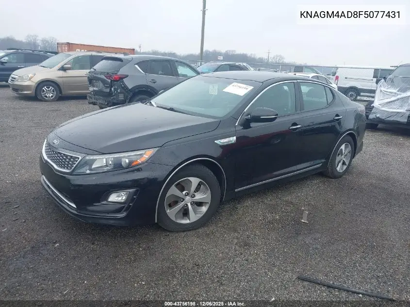 KNAGM4AD8F5077431 2015 Kia Optima Hybrid