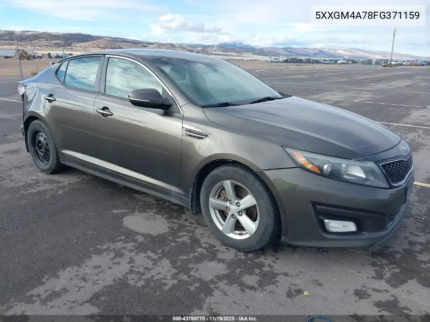 5XXGM4A78FG371159 2015 Kia Optima Lx