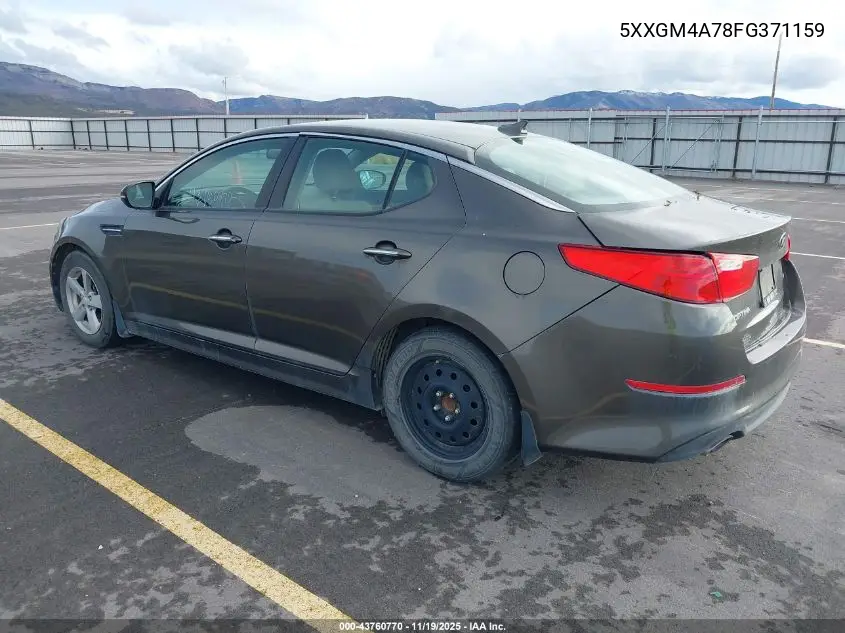 5XXGM4A78FG371159 2015 Kia Optima Lx