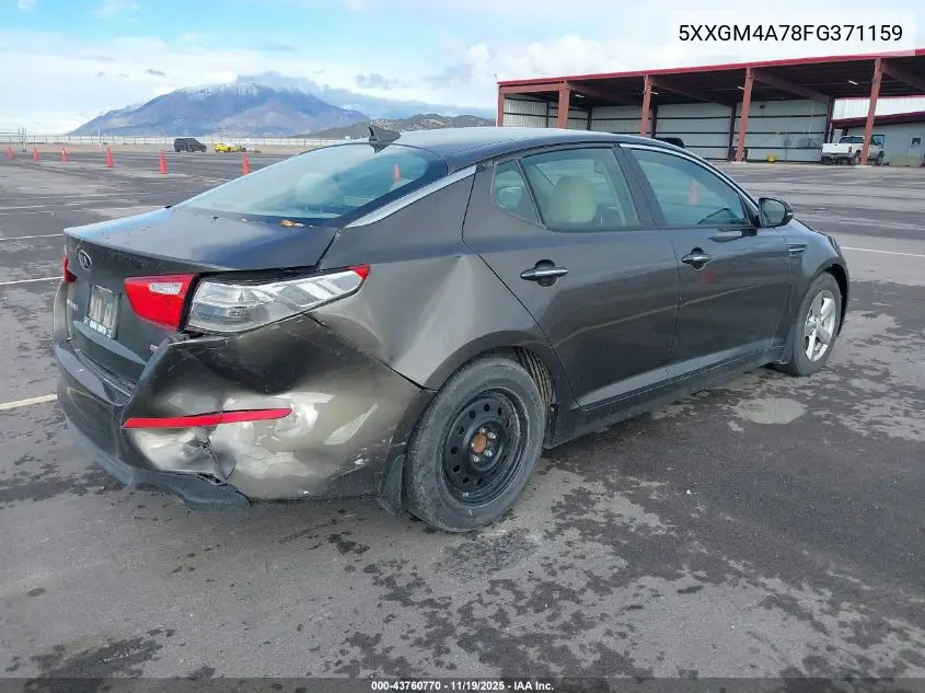 5XXGM4A78FG371159 2015 Kia Optima Lx