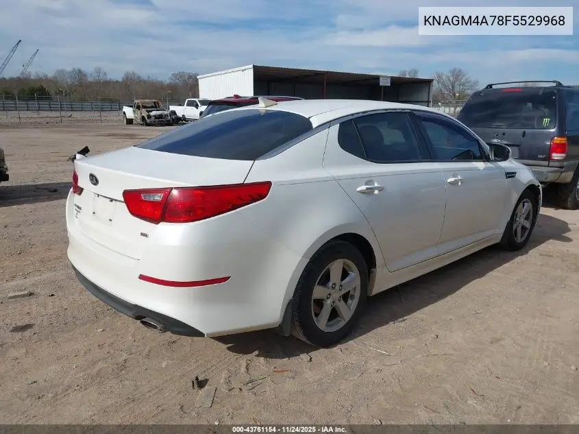 KNAGM4A78F5529968 2015 Kia Optima Lx