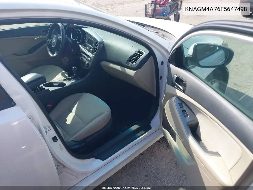 KNAGM4A76F5647498 2015 Kia Optima Lx