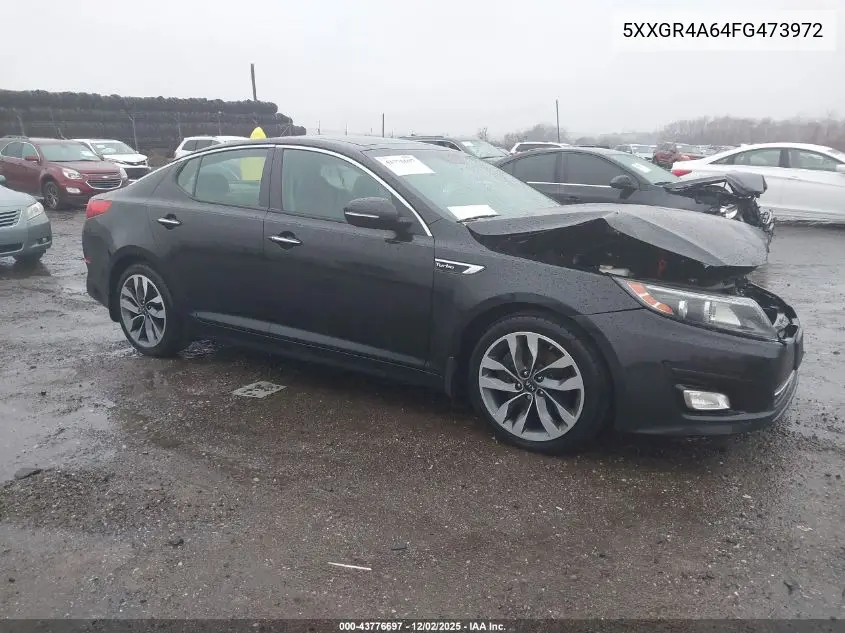 5XXGR4A64FG473972 2015 Kia Optima Sx Turbo