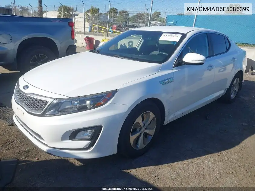 KNAGM4AD6F5086399 2015 Kia Optima Hybrid