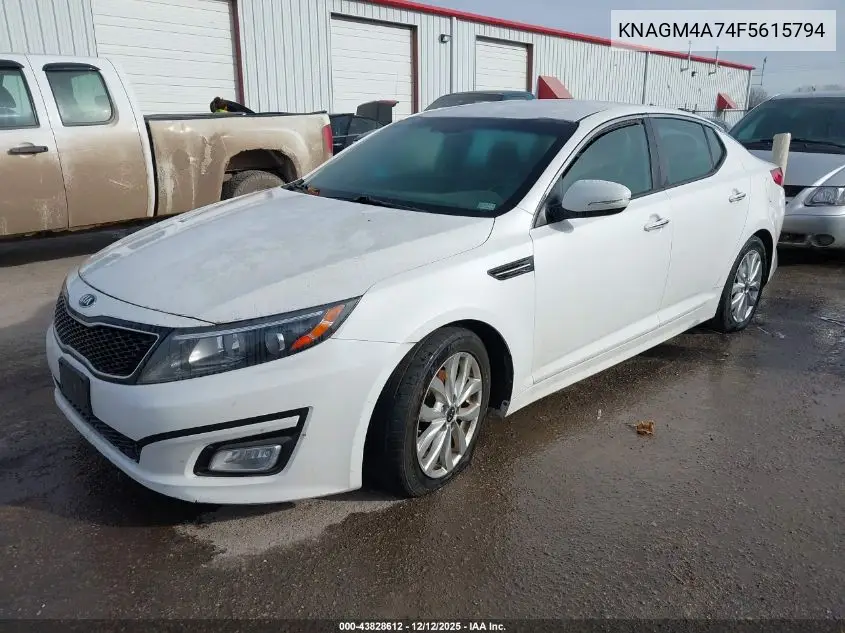 KNAGM4A74F5615794 2015 Kia Optima Lx