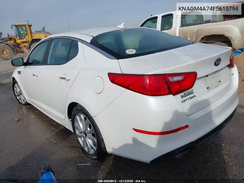 KNAGM4A74F5615794 2015 Kia Optima Lx