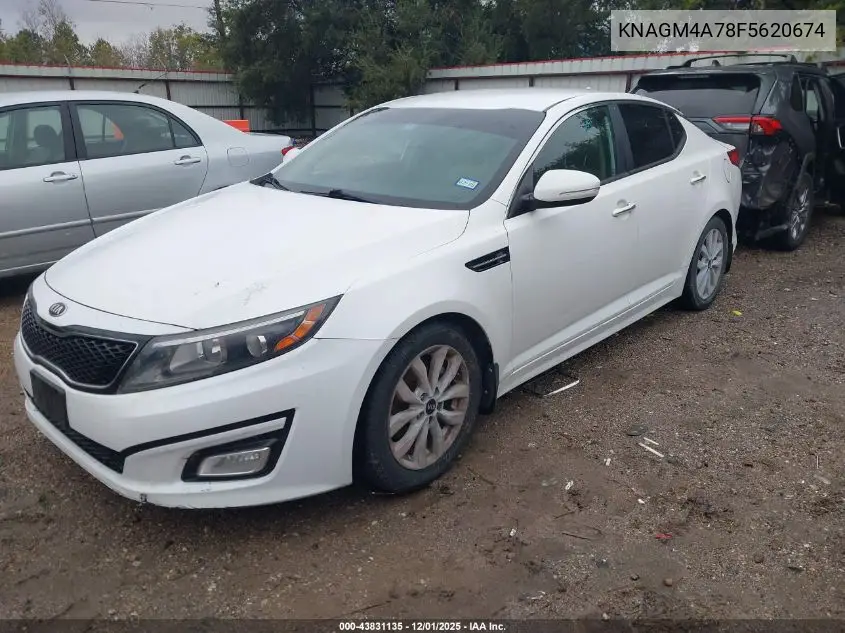 KNAGM4A78F5620674 2015 Kia Optima Lx
