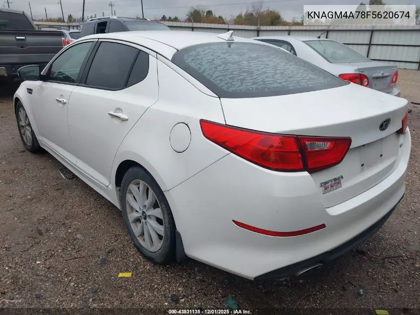 KNAGM4A78F5620674 2015 Kia Optima Lx