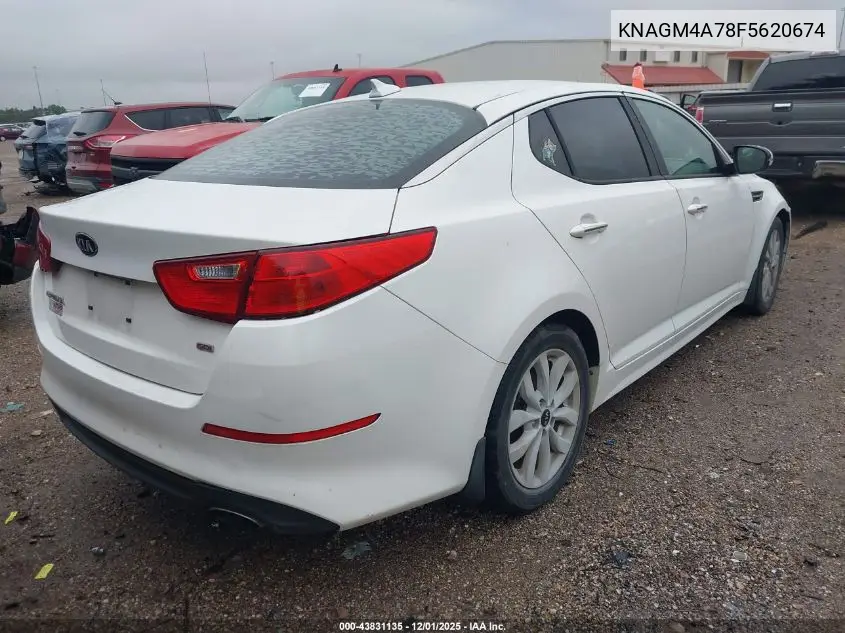 KNAGM4A78F5620674 2015 Kia Optima Lx