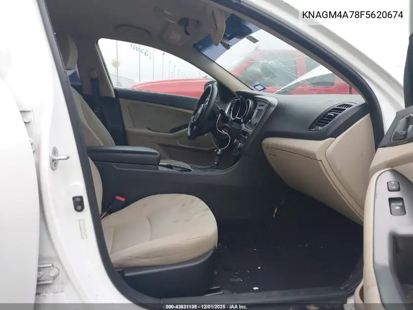 KNAGM4A78F5620674 2015 Kia Optima Lx