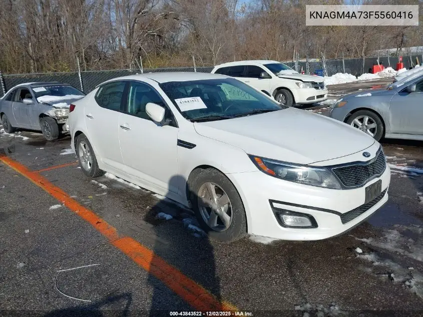 KNAGM4A73F5560416 2015 Kia Optima Lx