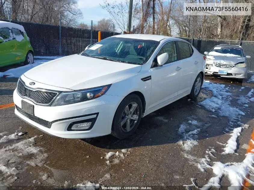 KNAGM4A73F5560416 2015 Kia Optima Lx