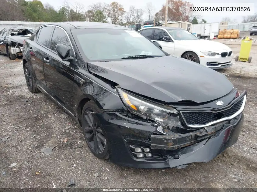 5XXGR4A63FG370526 2015 Kia Optima Sxl Turbo