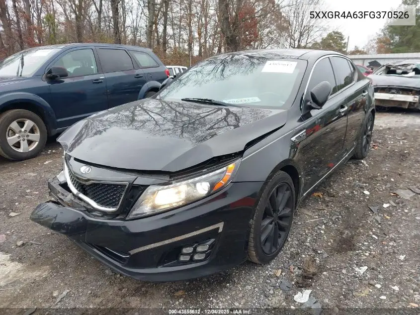 5XXGR4A63FG370526 2015 Kia Optima Sxl Turbo