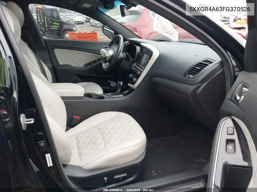 5XXGR4A63FG370526 2015 Kia Optima Sxl Turbo
