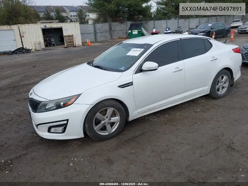 5XXGM4A74FG497891 2015 Kia Optima Lx