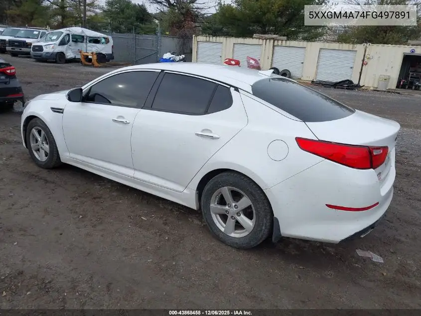 5XXGM4A74FG497891 2015 Kia Optima Lx
