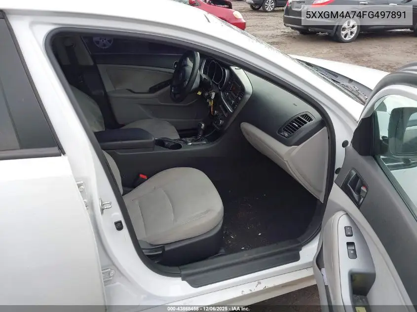 5XXGM4A74FG497891 2015 Kia Optima Lx