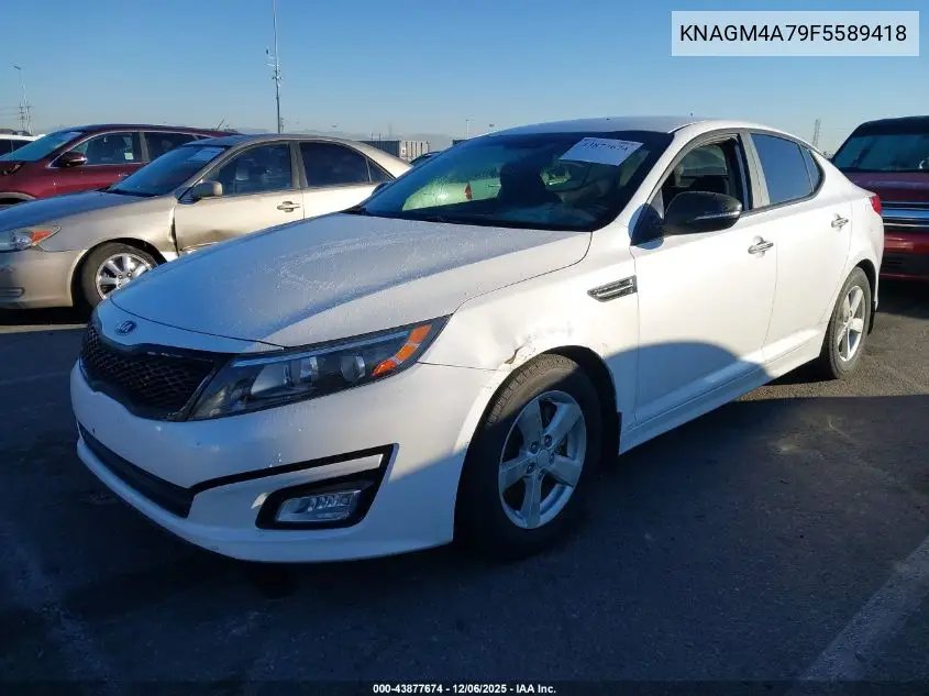 KNAGM4A79F5589418 2015 Kia Optima Lx