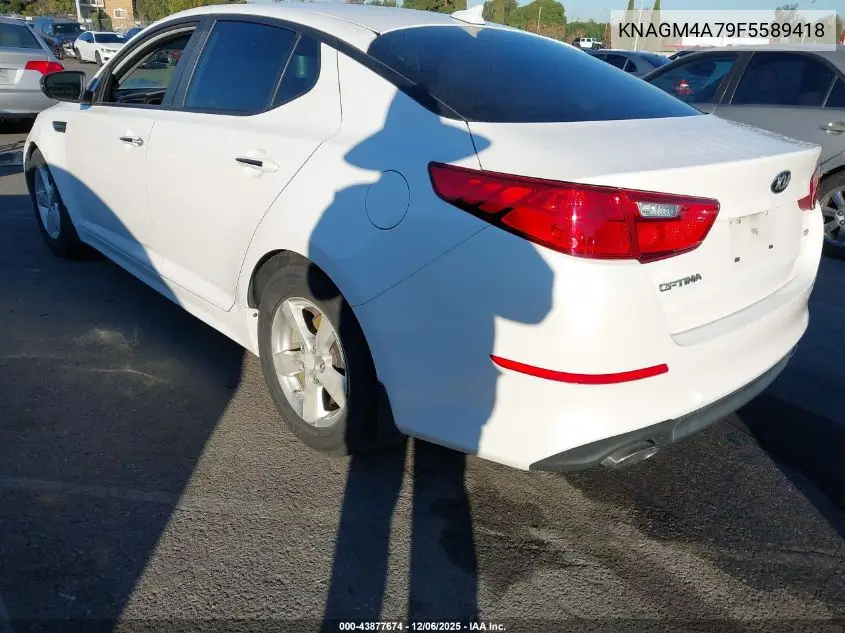 KNAGM4A79F5589418 2015 Kia Optima Lx