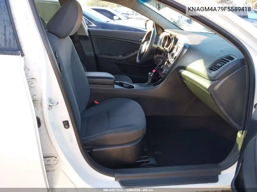 KNAGM4A79F5589418 2015 Kia Optima Lx