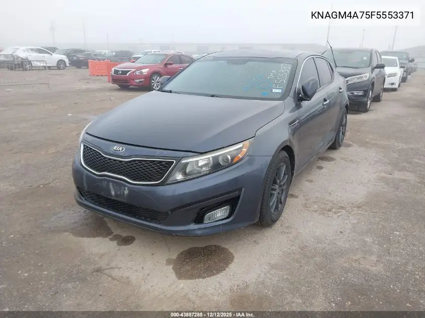 KNAGM4A75F5553371 2015 Kia Optima Lx