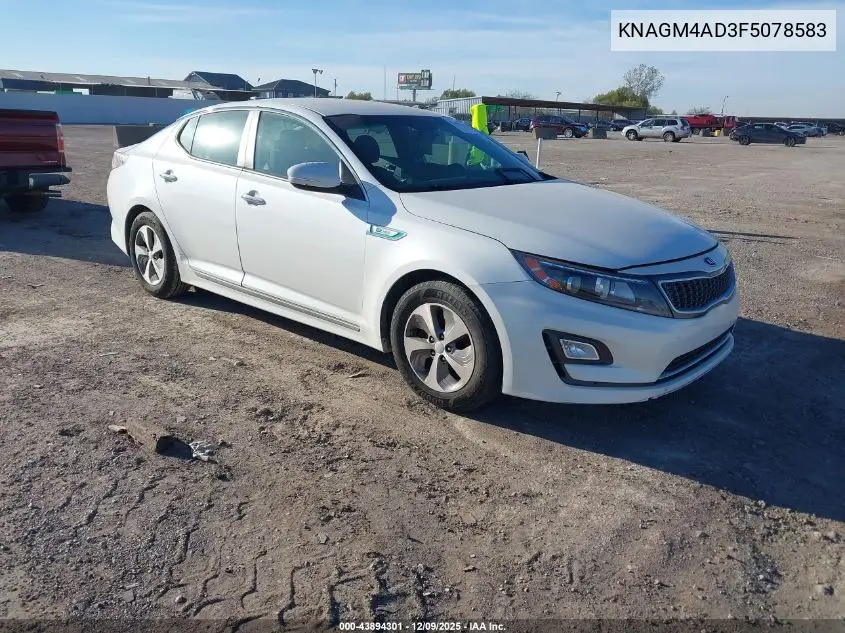 KNAGM4AD3F5078583 2015 Kia Optima Hybrid