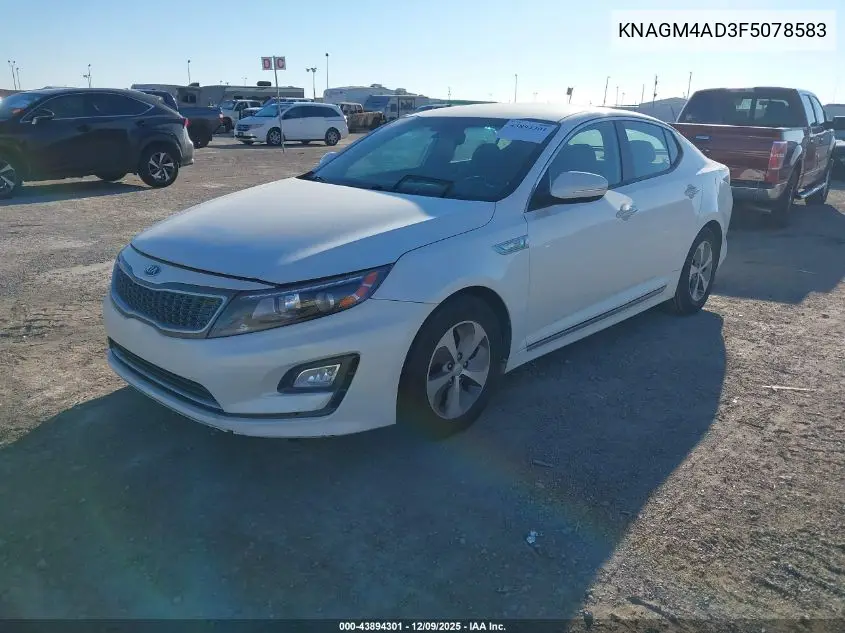 KNAGM4AD3F5078583 2015 Kia Optima Hybrid
