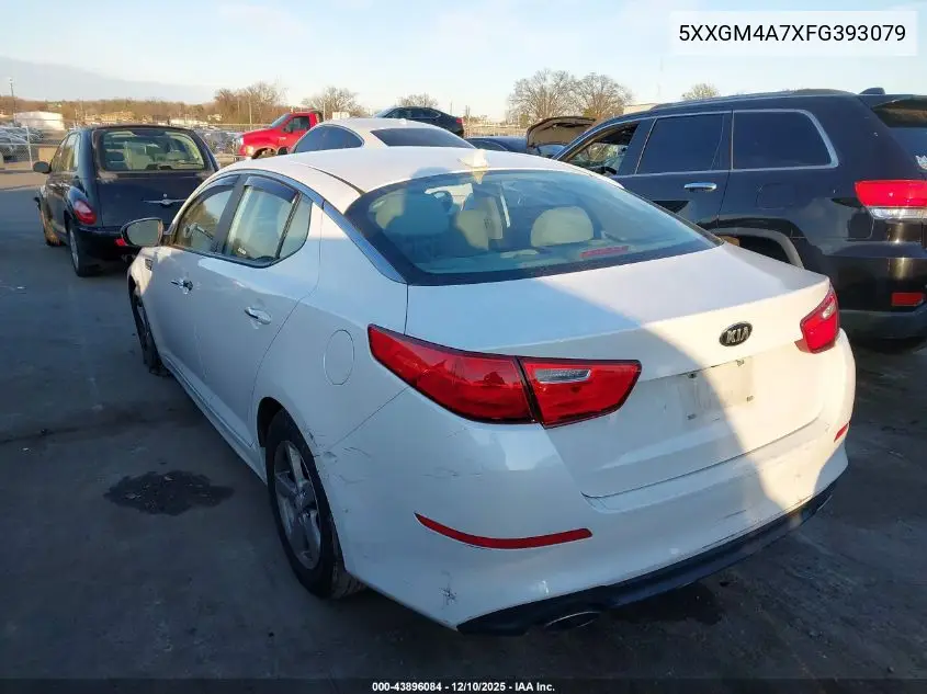 5XXGM4A7XFG393079 2015 Kia Optima Lx