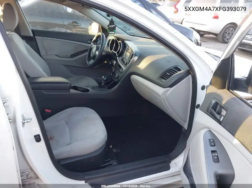 5XXGM4A7XFG393079 2015 Kia Optima Lx