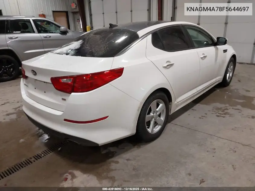 KNAGM4A78F5644697 2015 Kia Optima Lx