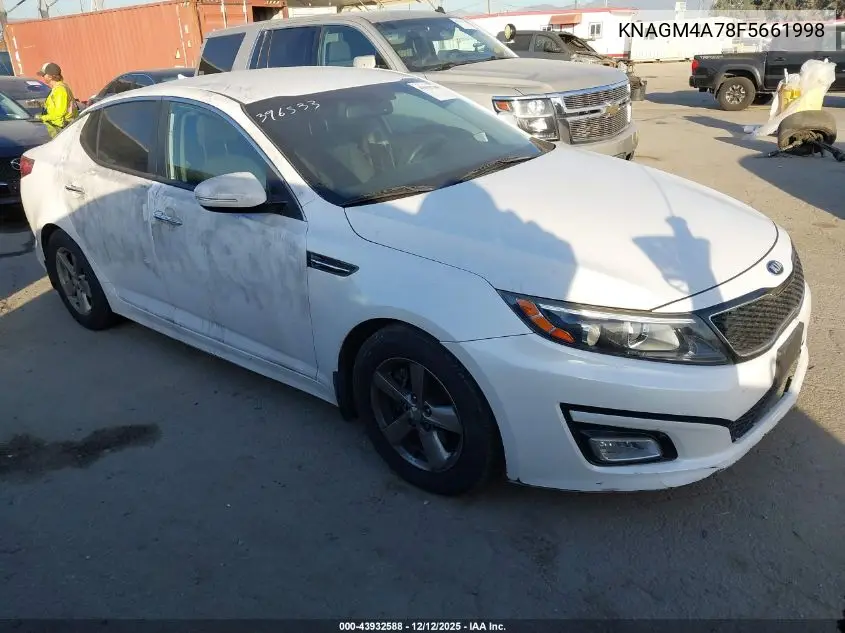 KNAGM4A78F5661998 2015 Kia Optima Lx