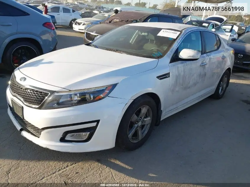 KNAGM4A78F5661998 2015 Kia Optima Lx