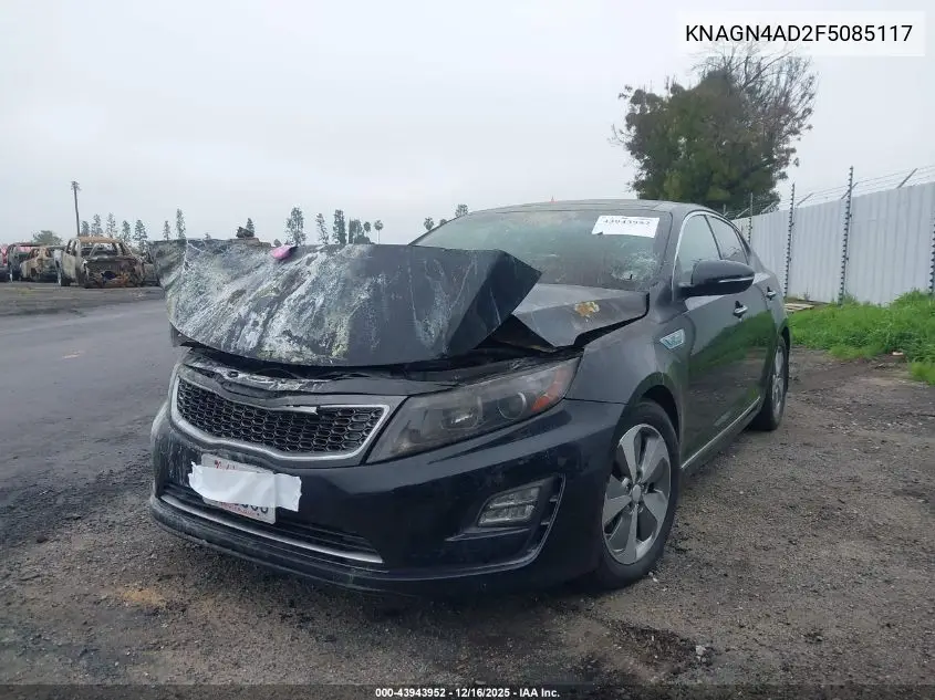 KNAGN4AD2F5085117 2015 Kia Optima Hybrid Ex