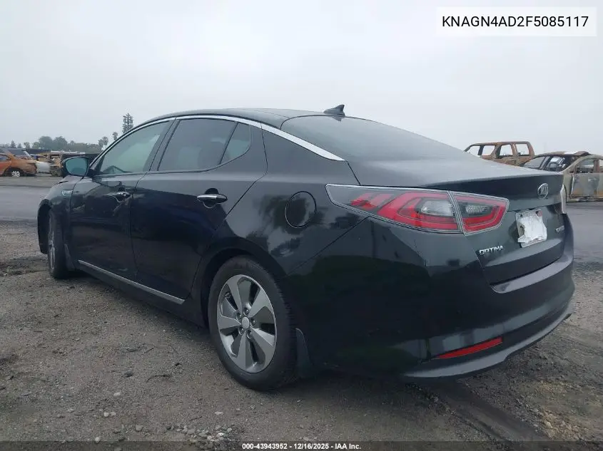 KNAGN4AD2F5085117 2015 Kia Optima Hybrid Ex