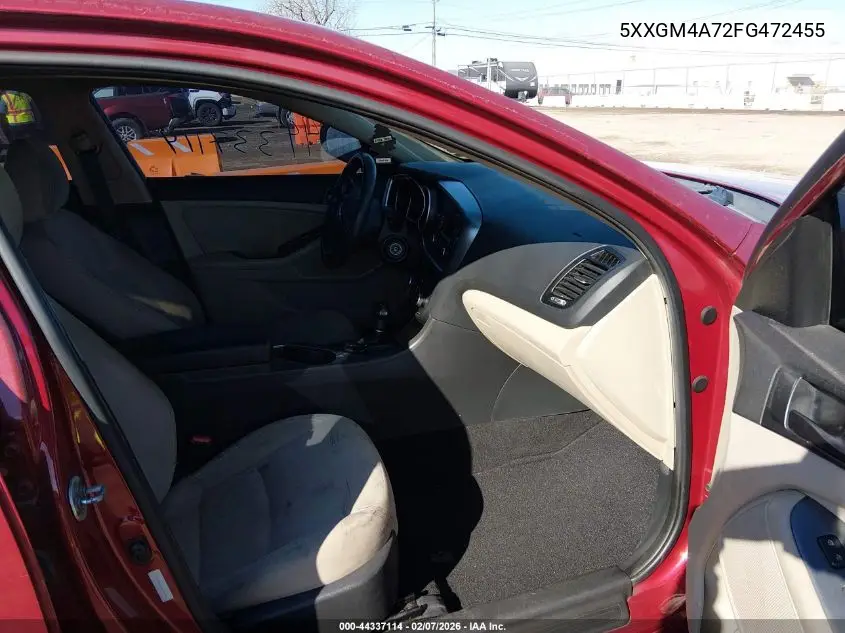 5XXGM4A72FG472455 2015 Kia Optima Lx