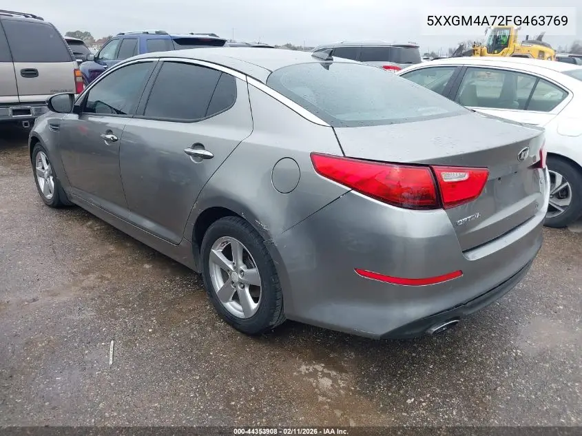 5XXGM4A72FG463769 2015 Kia Optima Lx