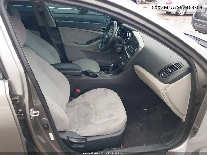 5XXGM4A72FG463769 2015 Kia Optima Lx