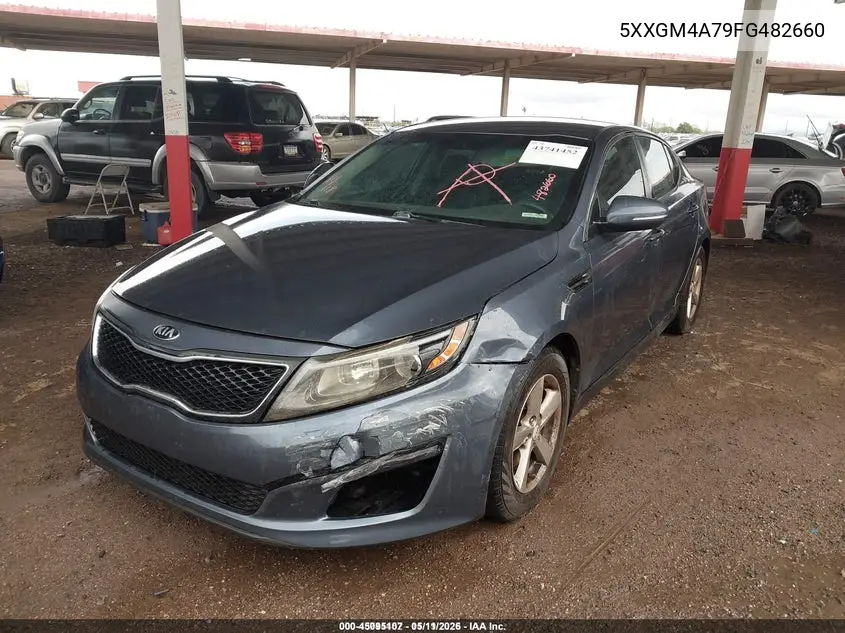 5XXGM4A79FG482660 2015 Kia Optima Lx