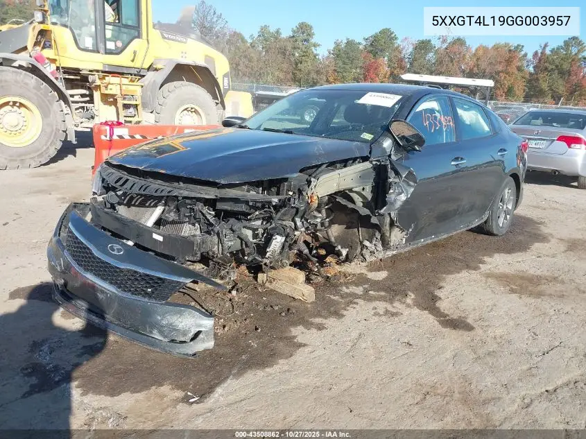 5XXGT4L19GG003957 2016 Kia Optima Lx Turbo