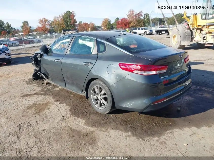 5XXGT4L19GG003957 2016 Kia Optima Lx Turbo