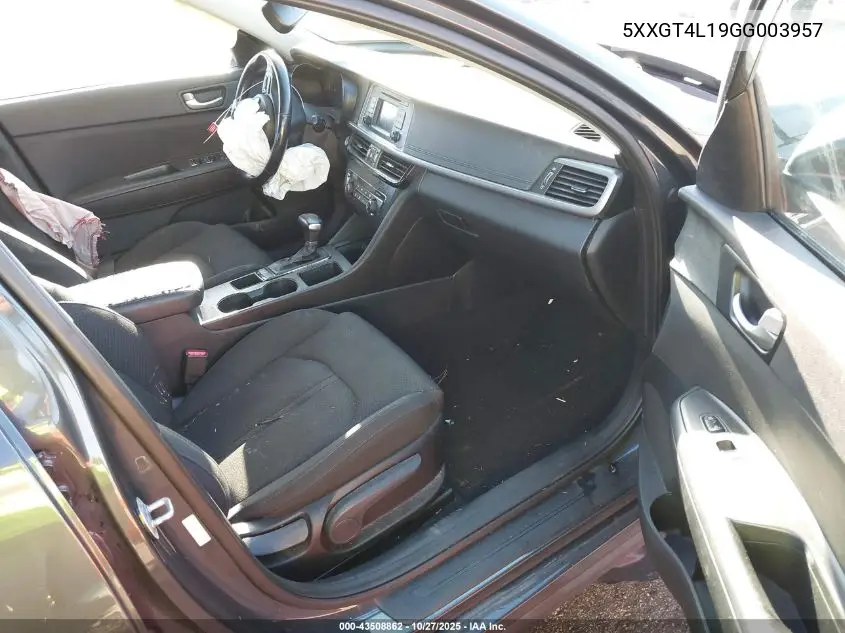 5XXGT4L19GG003957 2016 Kia Optima Lx Turbo